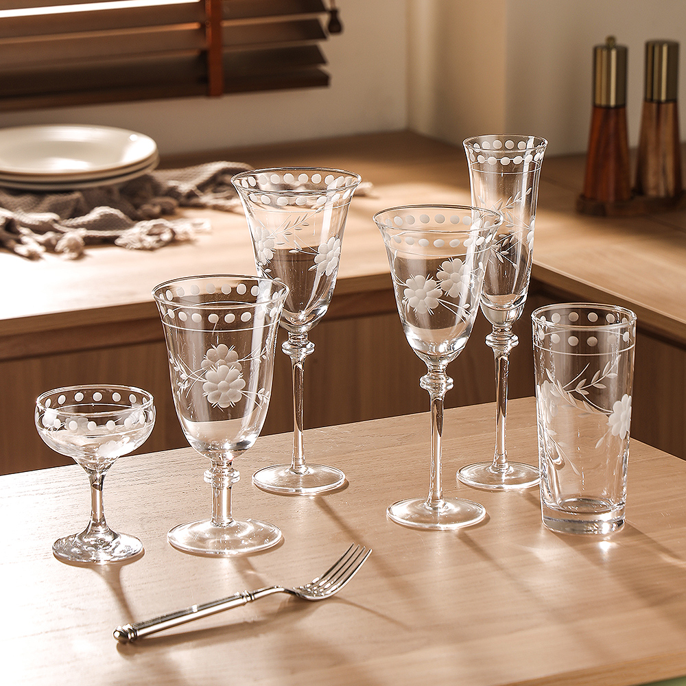 Vintage Floral Etched Crystal Collection（images 1）