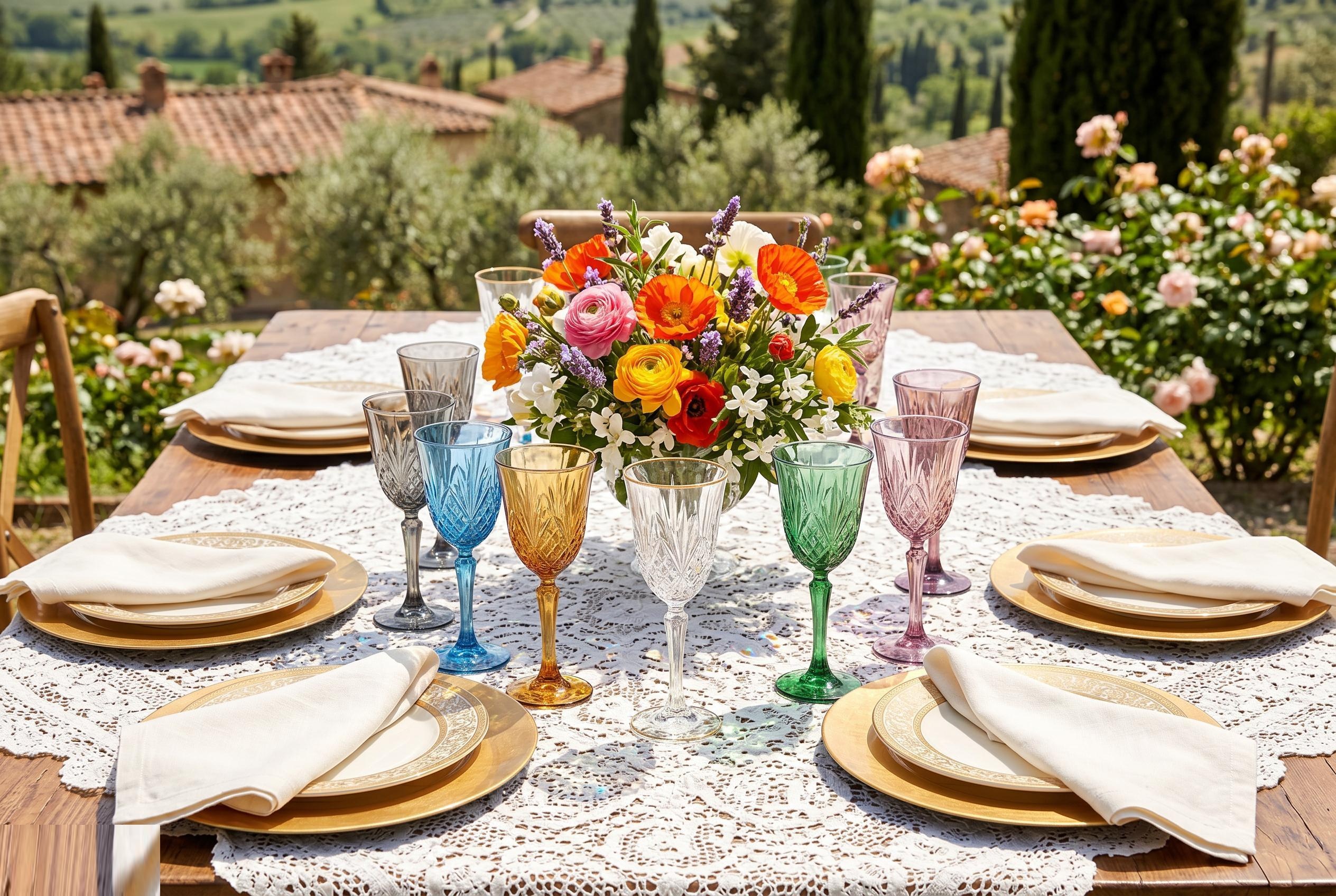 Crystal Clear Diamond-Cut Glassware(images 9)