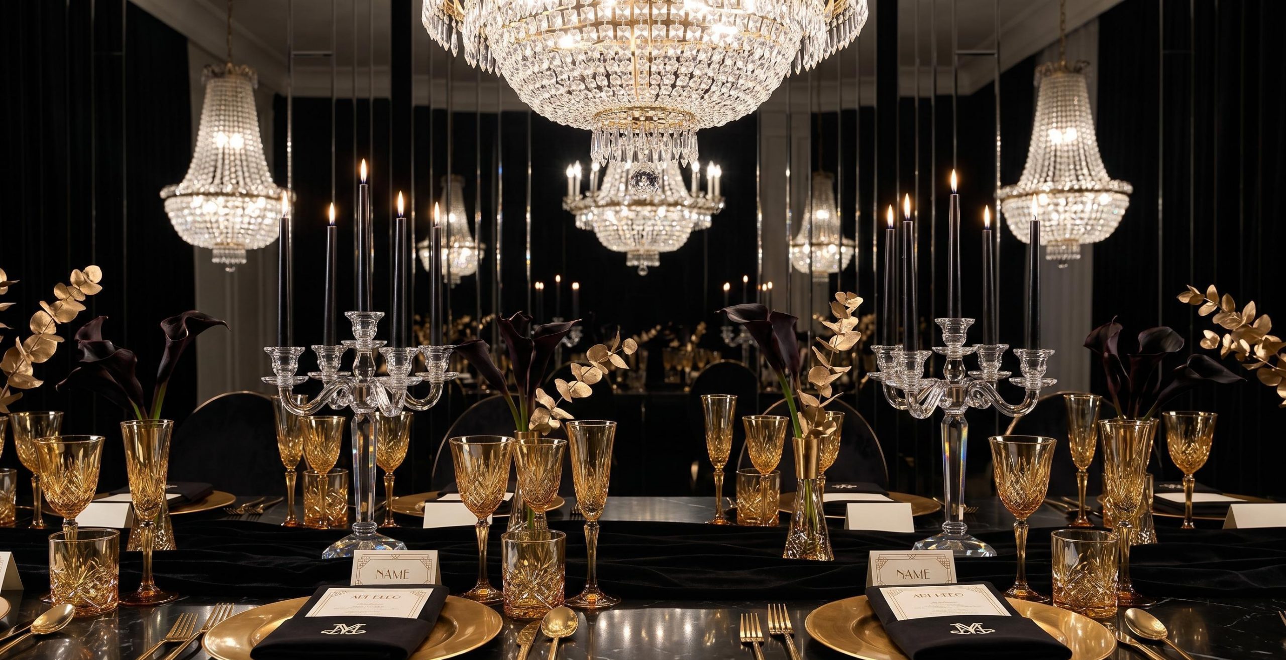 Warm Amber Diamond-Cut Glassware(images 9)