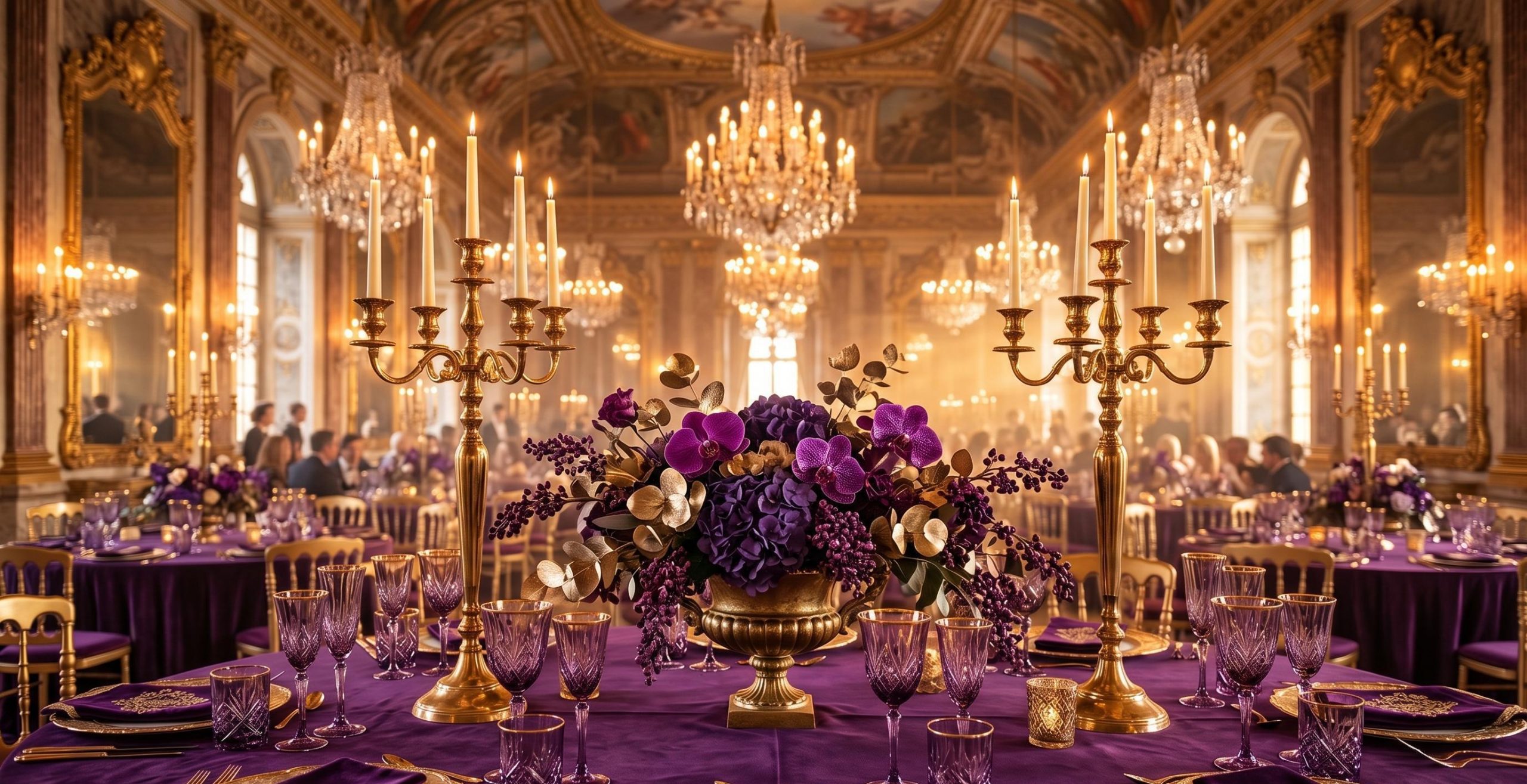 Regal Purple Diamond-Cut Glassware（images 8）