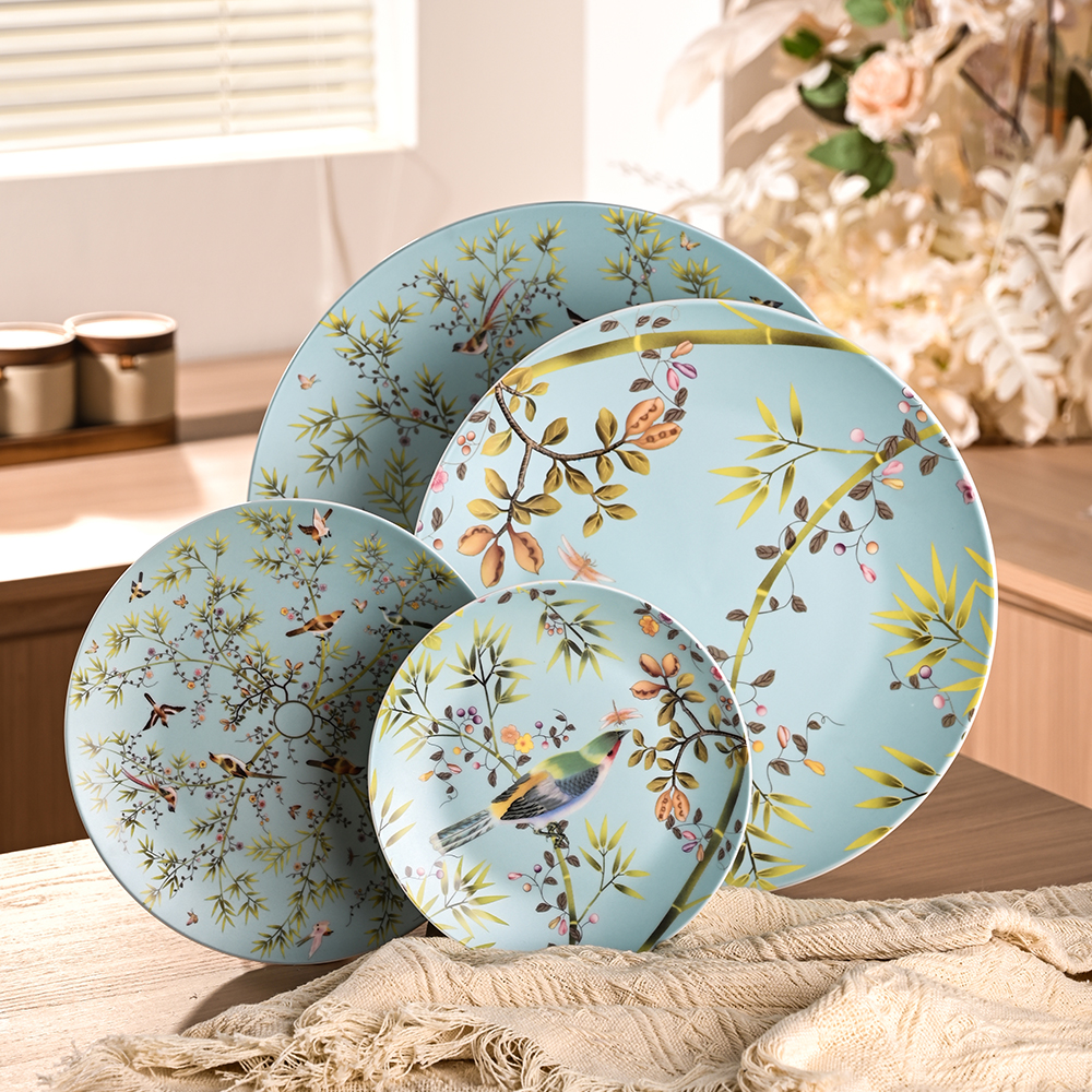 Enchanted Garden Bird Charger Plate（images 2）