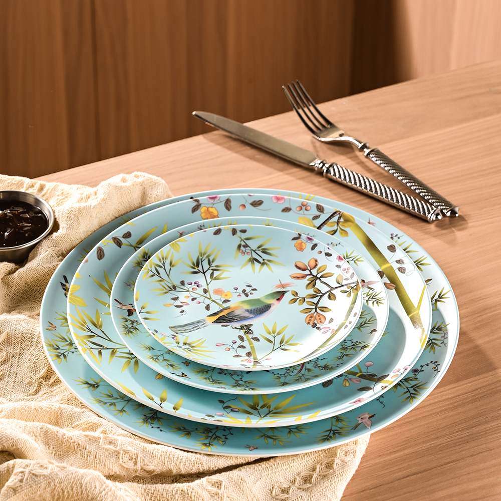 Enchanted Garden Bird Charger Plate（images 3）