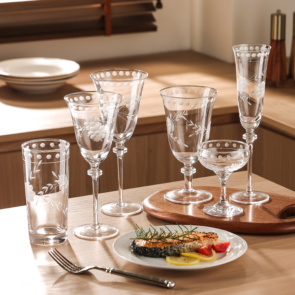 Vintage Floral Etched Crystal Collection（images 6）