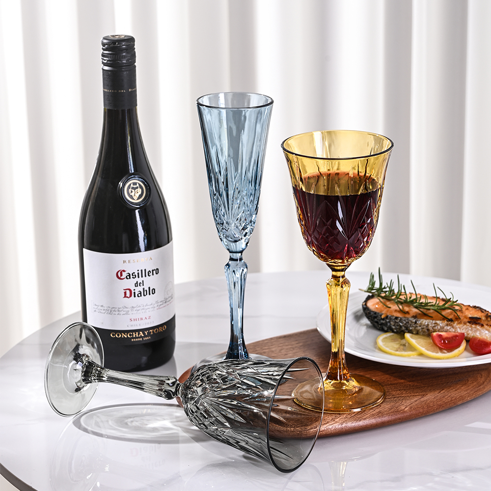 Modern Smoke Diamond-Cut Glassware（images 2）