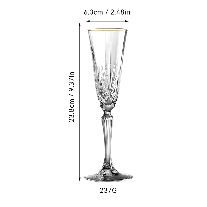 Crystal Clear Diamond-Cut Glassware(images 4)