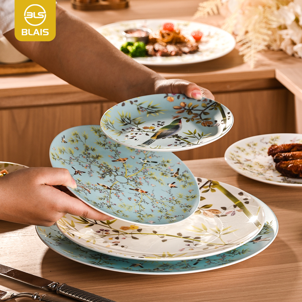 Enchanted Garden Bird Charger Plate（images 9）